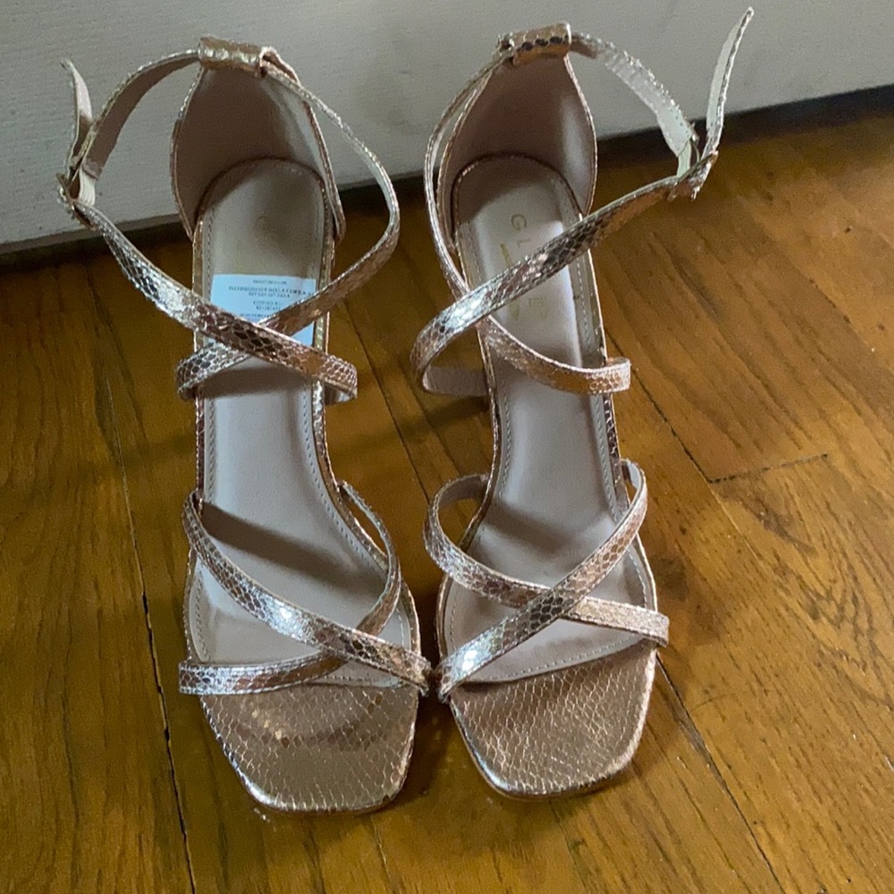 Rose gold heels
